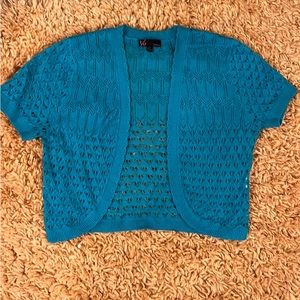 Crop cardigan sweater